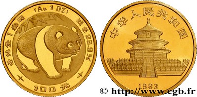 CHINE 100 YUAN - 1 Oz